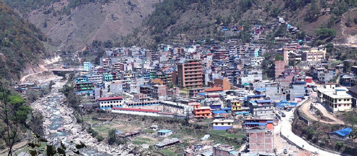 बुर्तिबाङ बजारलाई नयाँ शहर बनाउने योजना अलपत्र