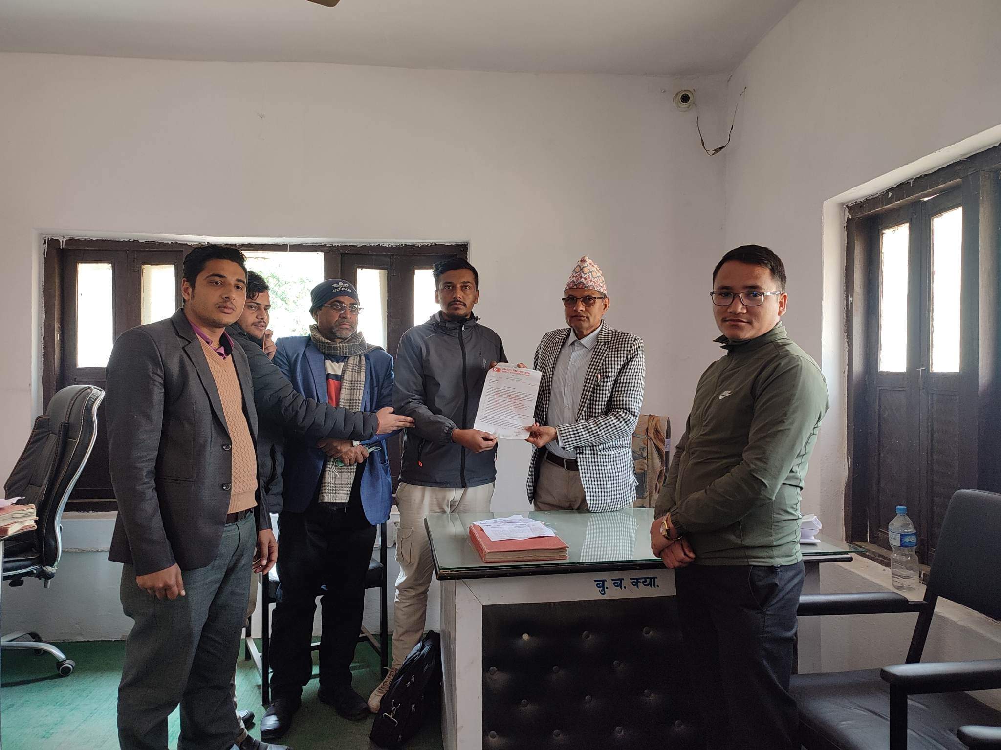 नेविसंघ बुटवल बहुमुखी क्याम्पस इकाई समितिले ले बुझायाे ध्यानकर्षण पत्र