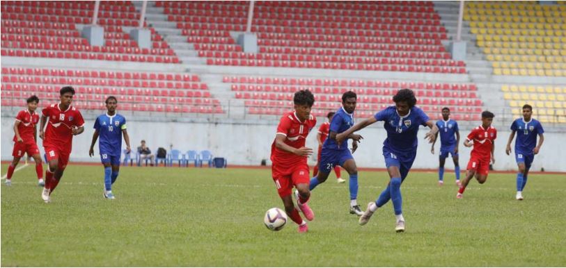 माल्दिभ्सविरुद्ध नेपाल २-१ ले अघि