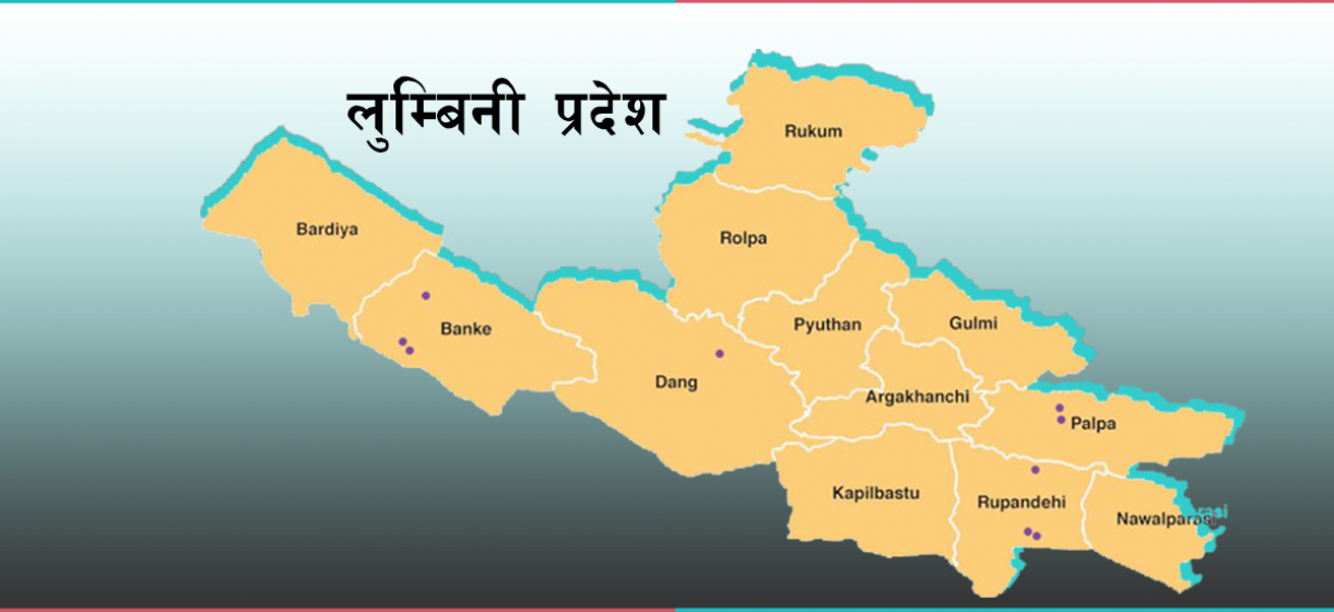 लुम्बिनी प्रदेशमा कुन जिल्लामा भ्रष्टाचारका उजुरी कति ?