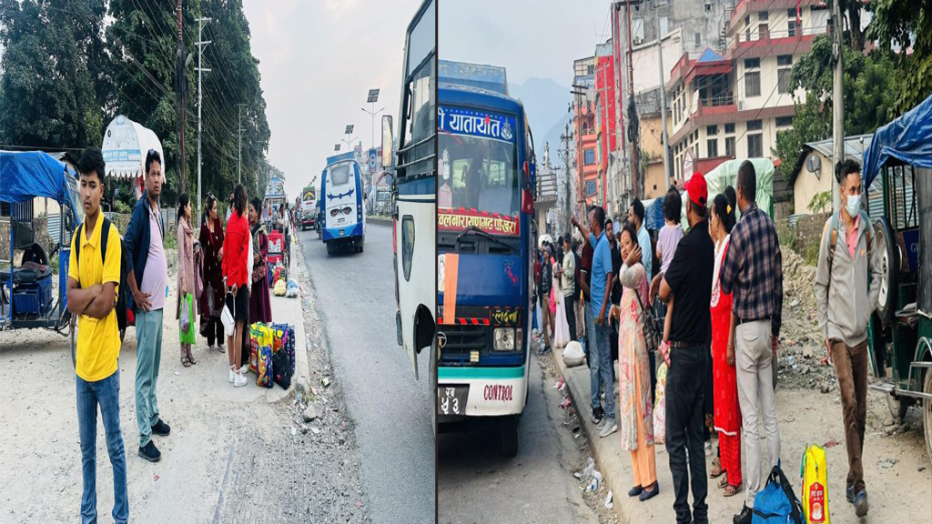 दशैँ मनाएर फर्किए सर्वसाधारण, बुटवलमा बढ्यो चहलपहल