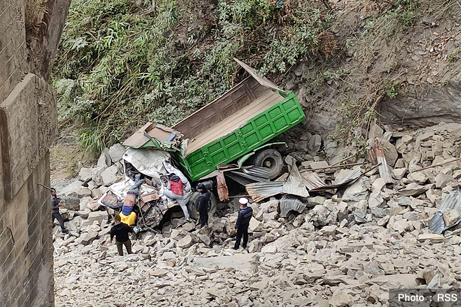 पाल्पामा टिपर दुर्घटना, १ जनाको मृत्यु