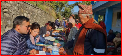 गुल्मी दरबार गाउँपालिकाको सबै वडामा एकीकृत घुम्ती शिविर सम्पन्न