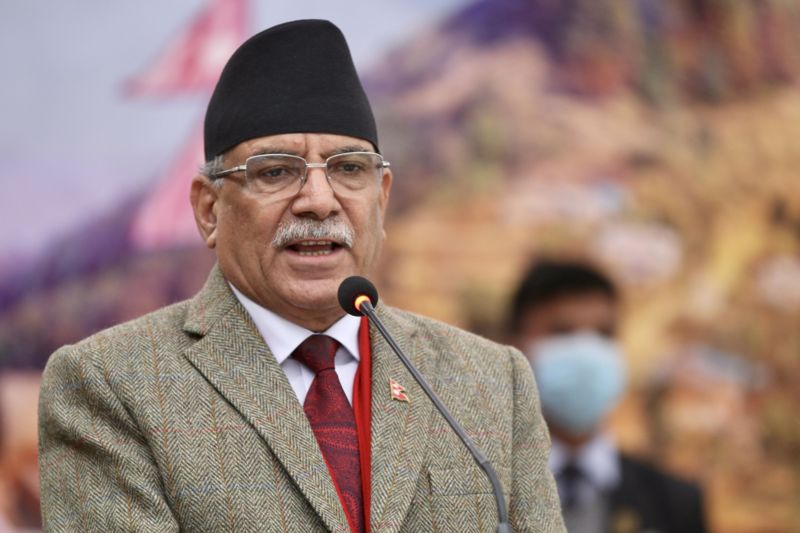 प्रधानमन्त्री प्रचण्ड नवलपरासी रामग्राम स्तूप आउँदै