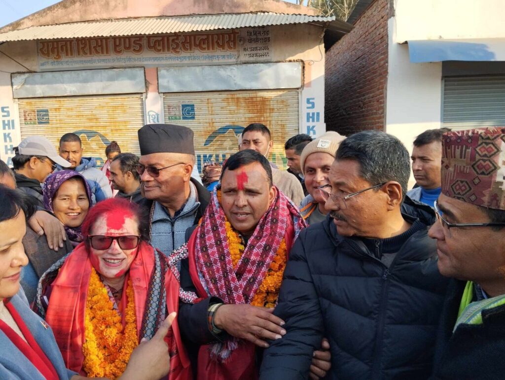लुम्बिनीमा कांग्रेसकी सापकोटा र माओवादी केन्द्रका सुवेदी विजयी