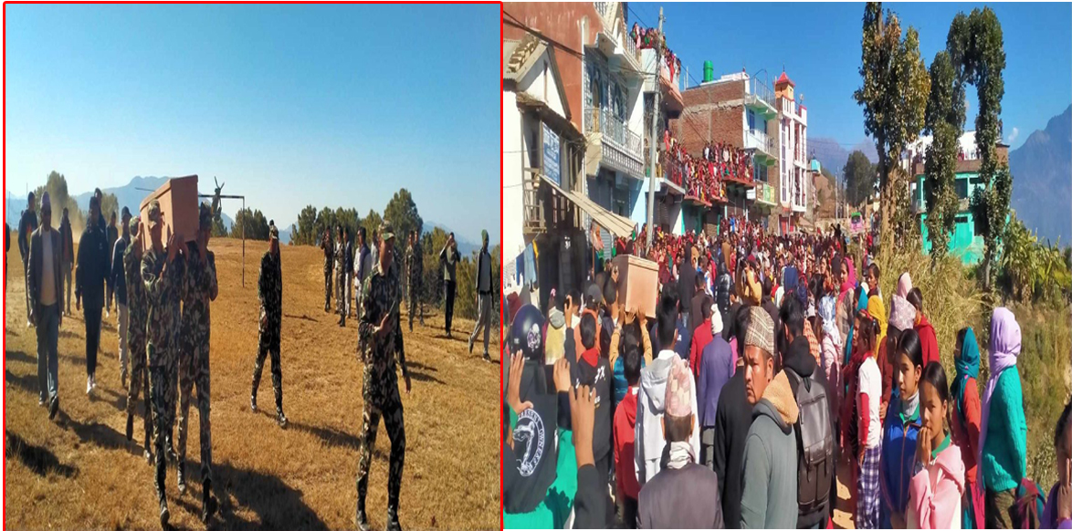 बालकुमारी घटनामा मृत्यु भएका दुवैजनाको शव गृह जिल्ला ल्याइयो
