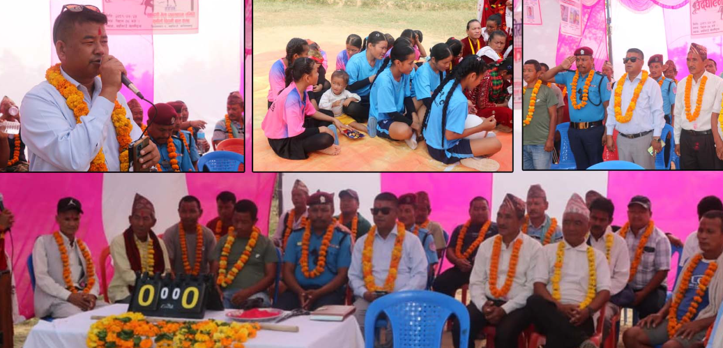 कपिलवस्तुमा खुल्ला भलिबल प्रतियोगिता सुरु, खेलप्रति युवाको आकर्षण बढ्दो