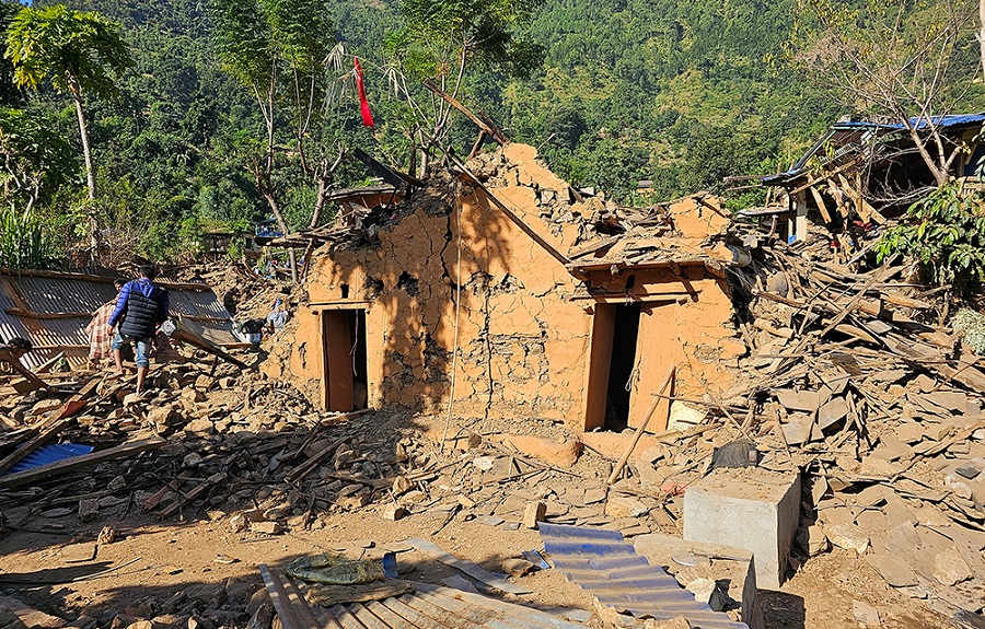 जाजरकोट भूकम्पपछिको पुनर्निर्माण सुरु