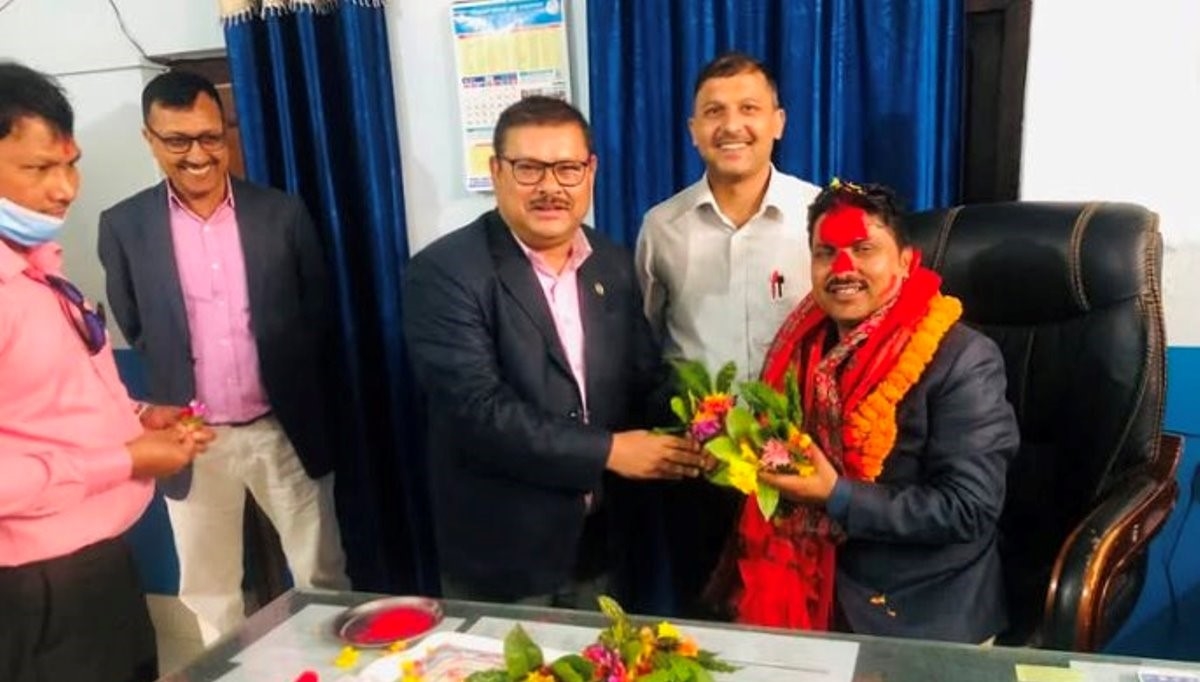 सिद्धार्थ गौतमबुद्ध क्याम्पसमा नवनियुक्त प्रमुख चापागाईद्वारा पदभार ग्रहण