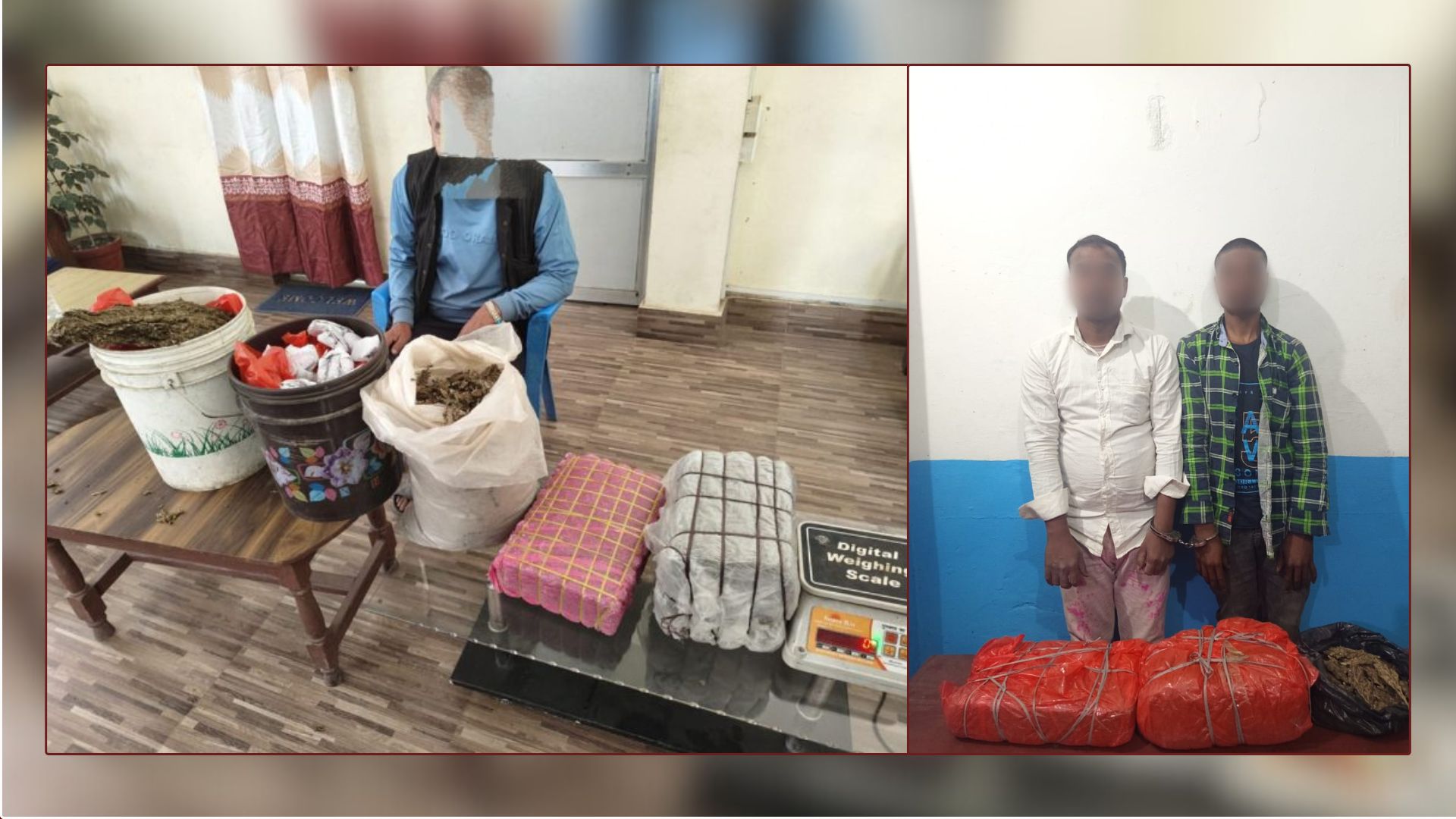 सर्लाहीको दुई स्थानबाट साढे २३ किलो गाँजा सहित तीन जना पक्राउ